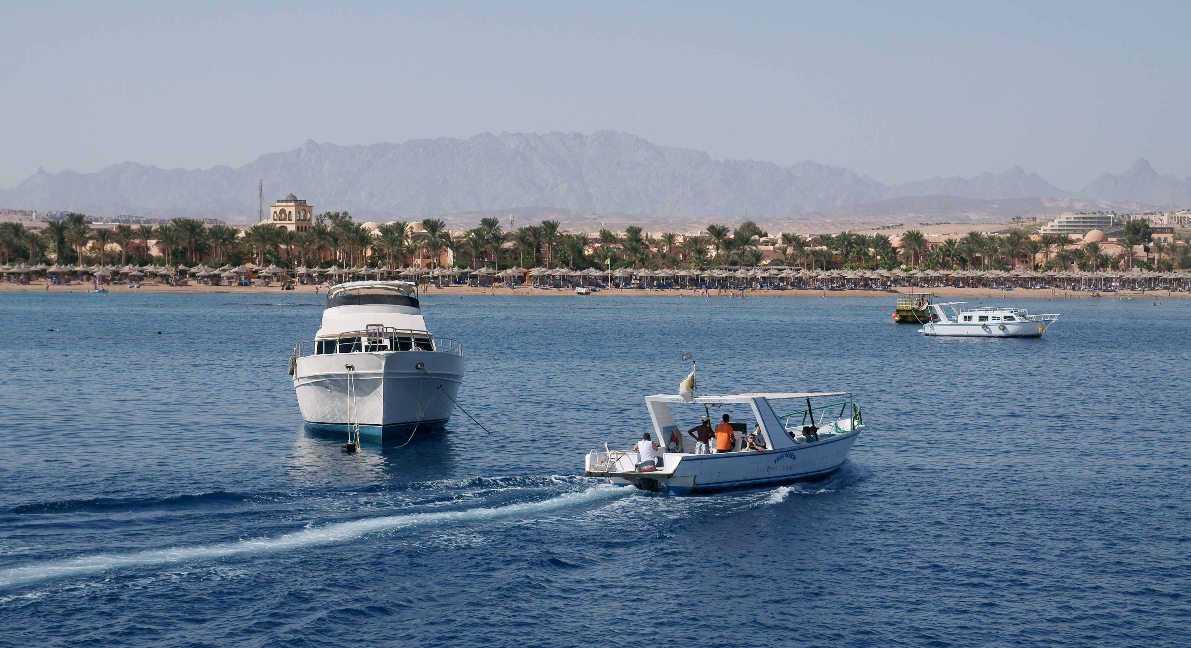 Makadi Bay from sea