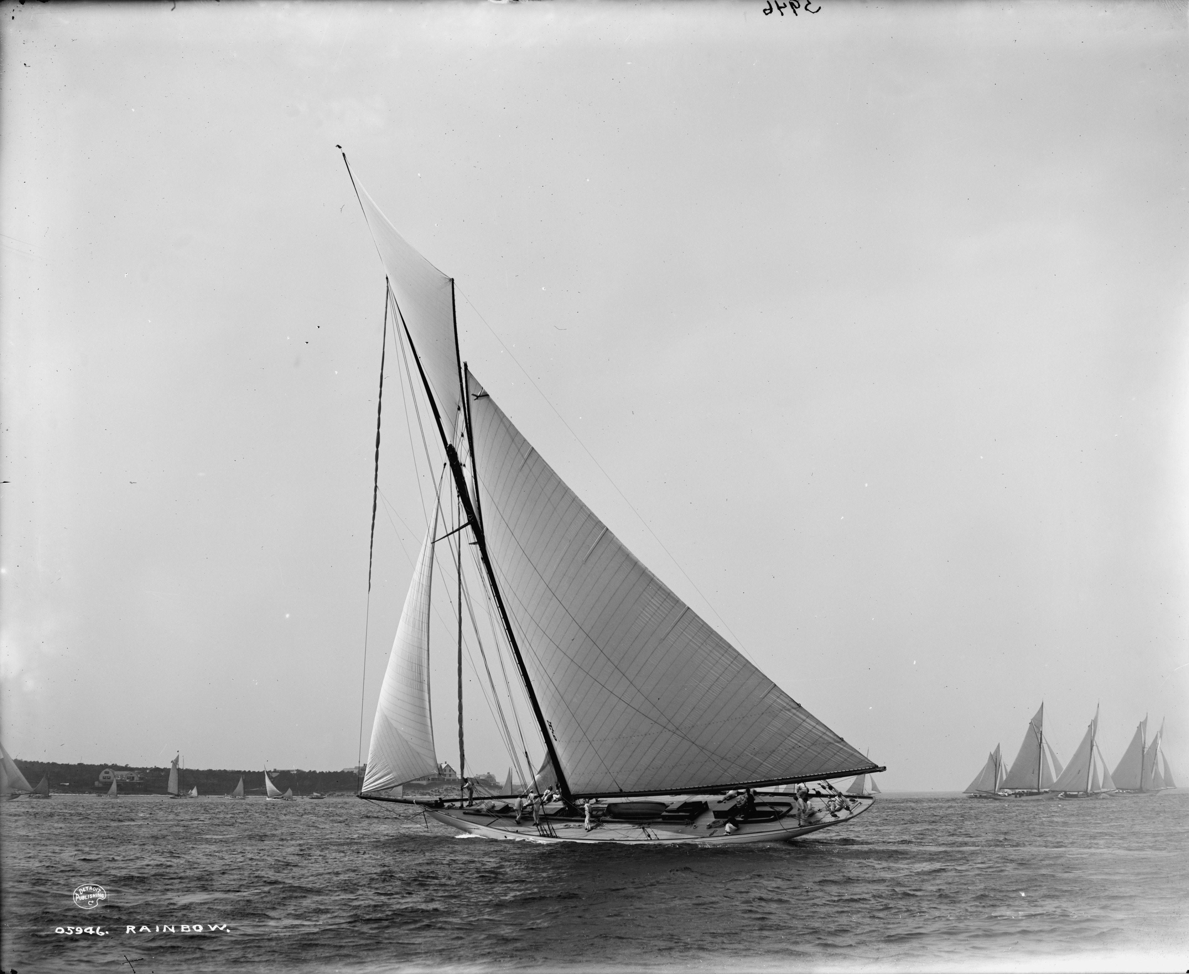 NY70 Class sloop Rainbow-3
