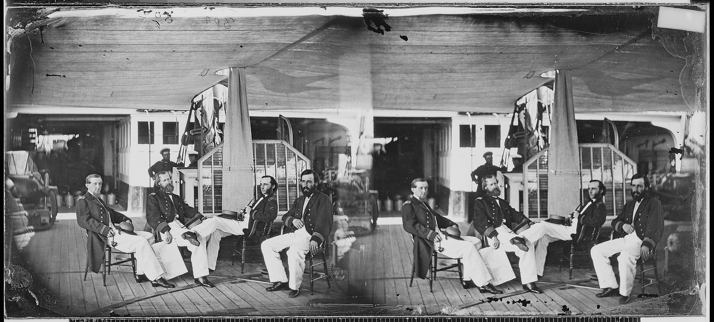 Officers of gunboat 