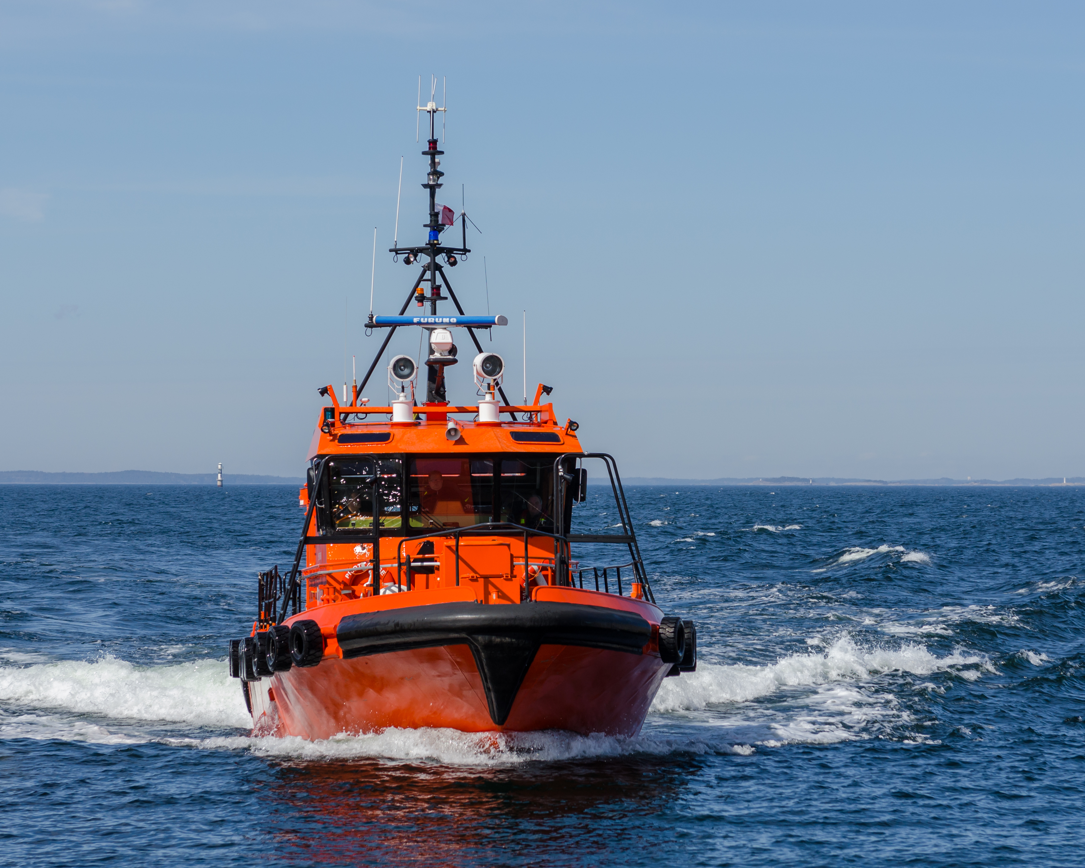 Pilot boat at Landsort April 2012