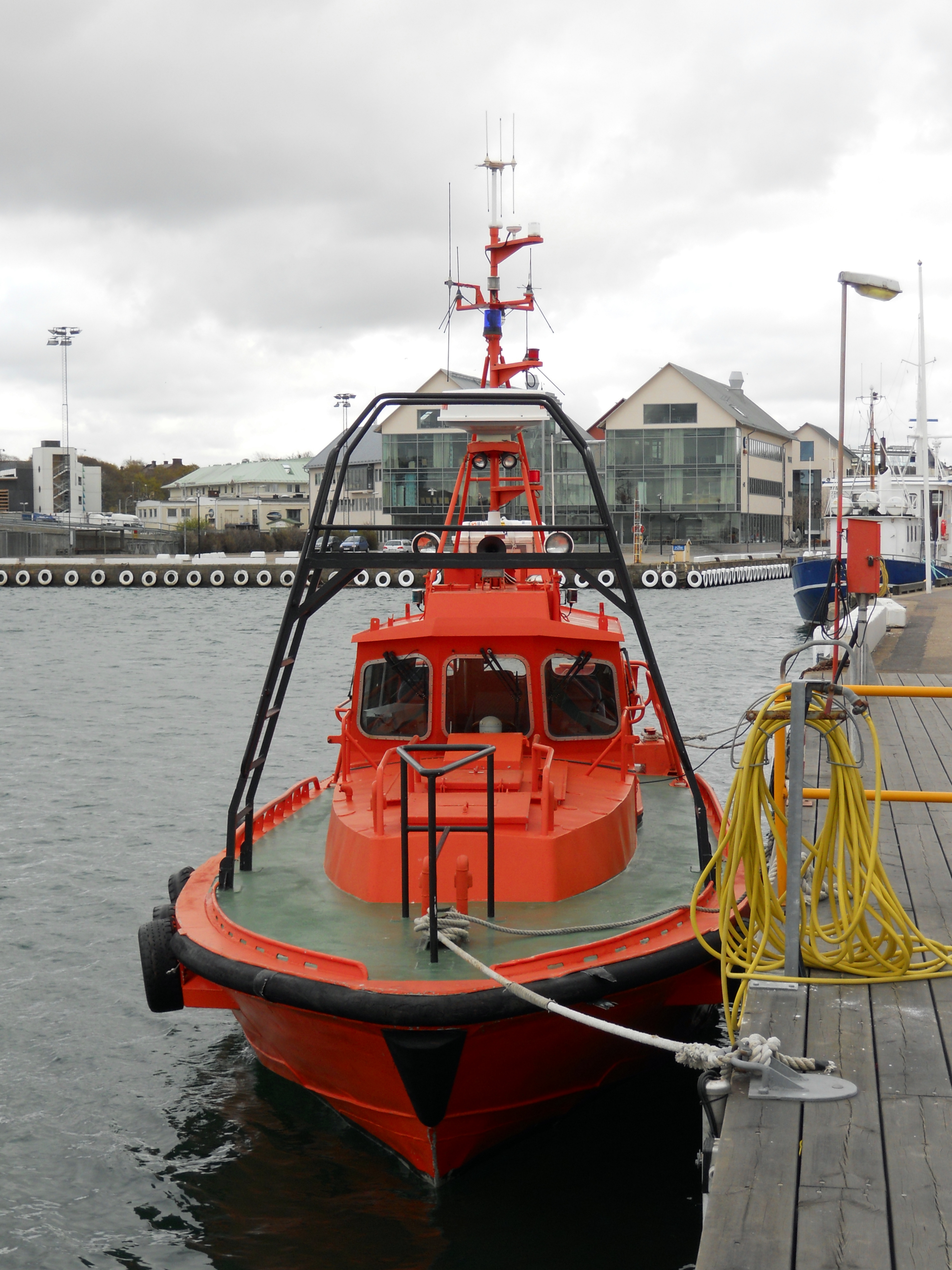 Pilot boat in Varberg, Sweden