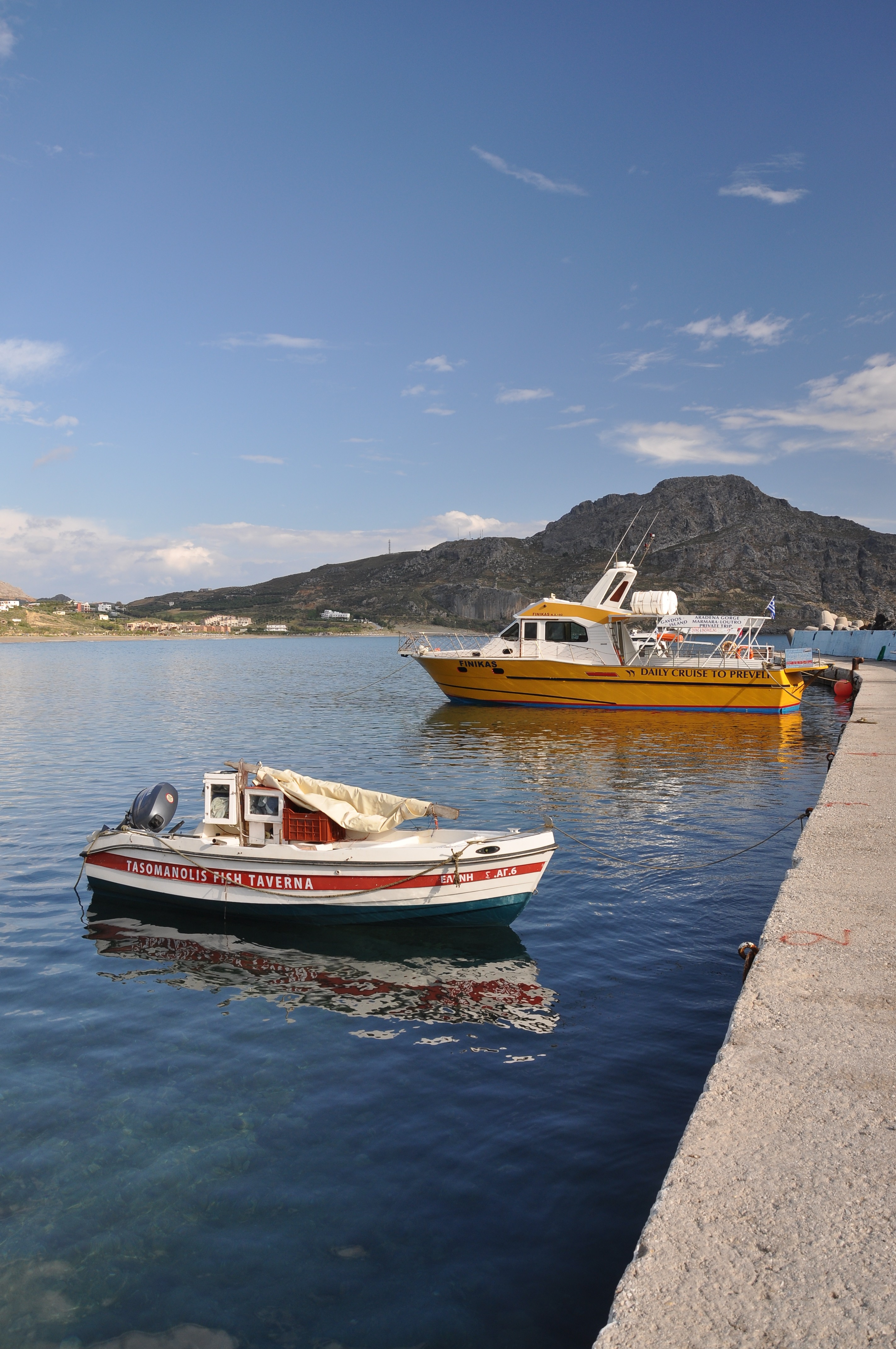 Port of Plakias in Crete, Greece 02