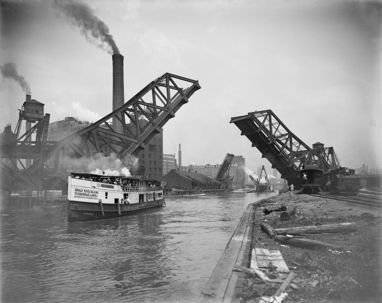 12th Street Bascule Bridge, Chicago, Illinois det.4a16992u