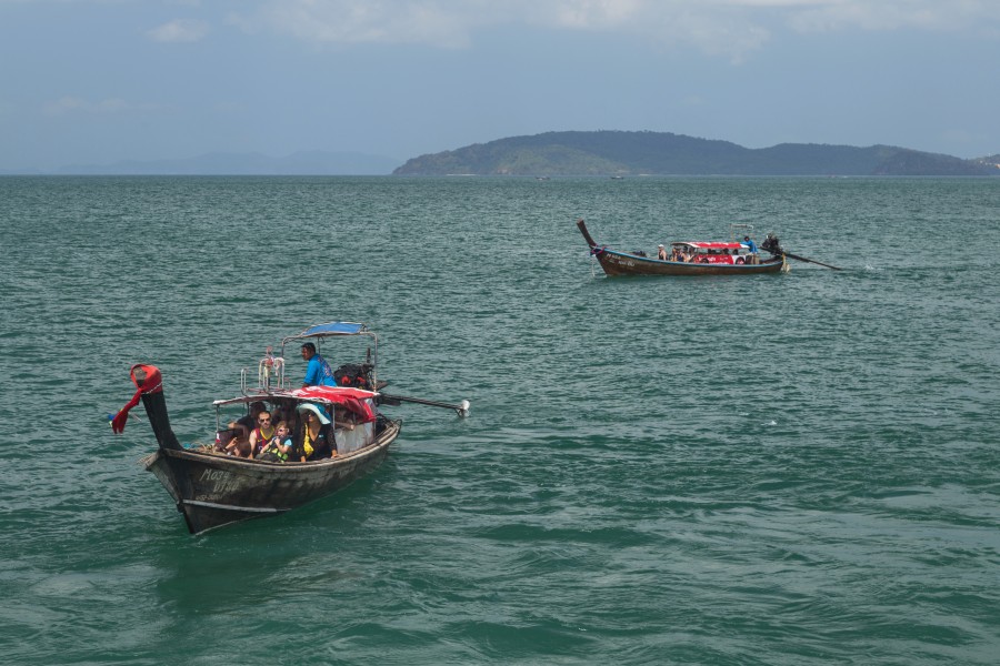 2016 Prowincja Krabi, Widoki ze statku płynącego na trasie Ao Nang - Ko Lanta Yai (25)
