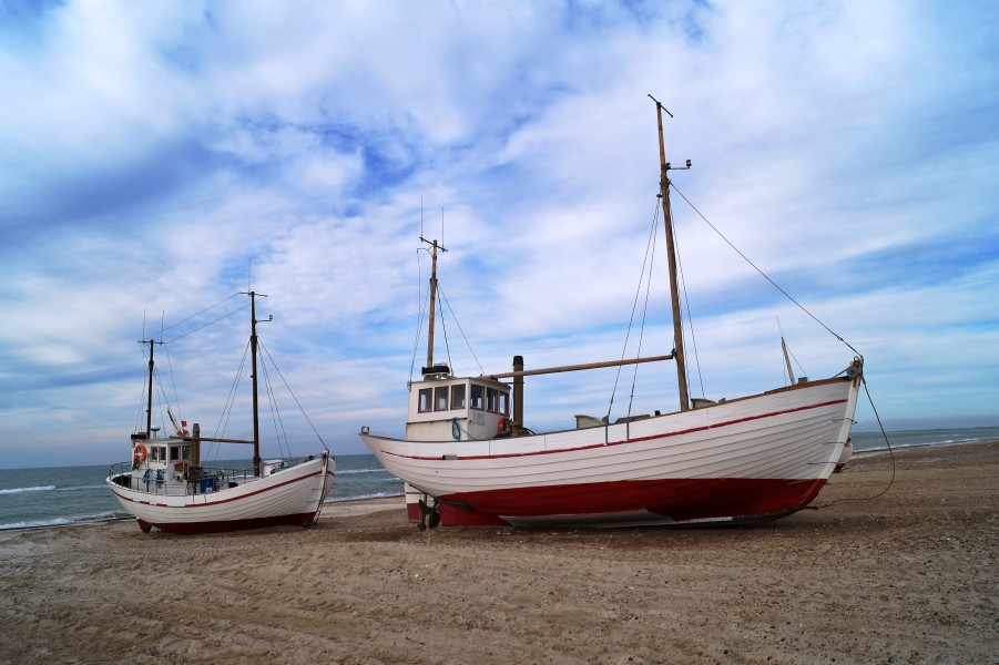2 Fischerboote (Slettestrand)