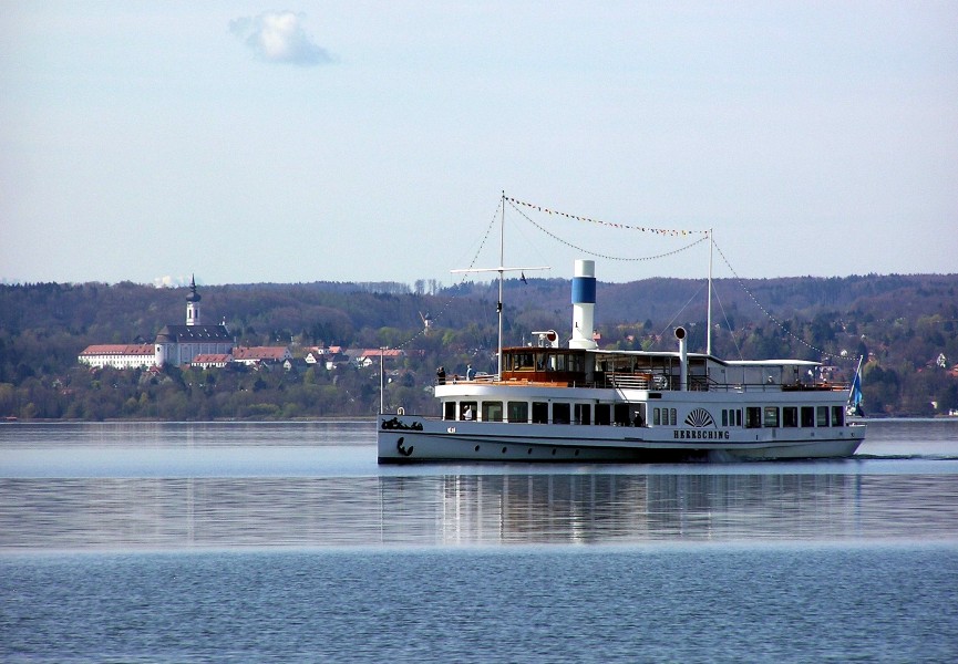 Ammersee, Raddampfer Herrsching