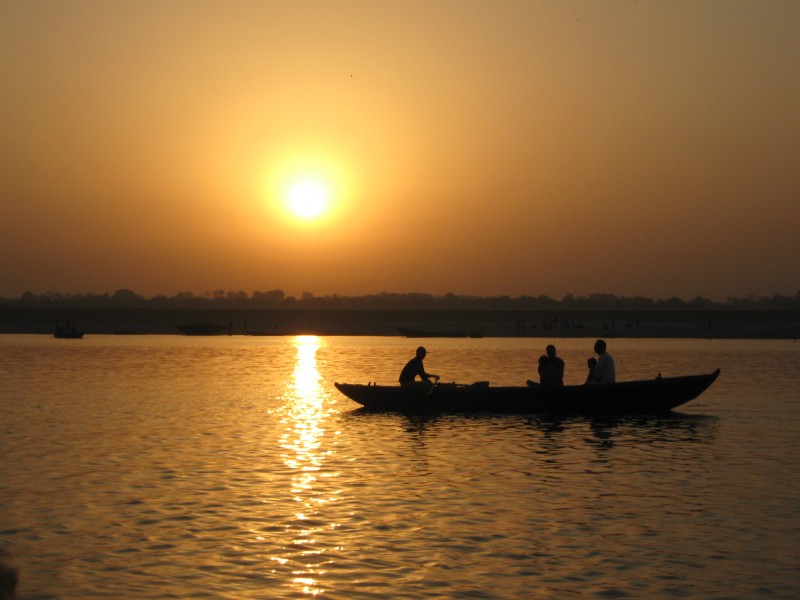 Aube sur le Gange