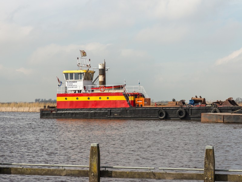 Baggerwerkzaamheden op de Langwarder Wielen (03-30-2018) 38