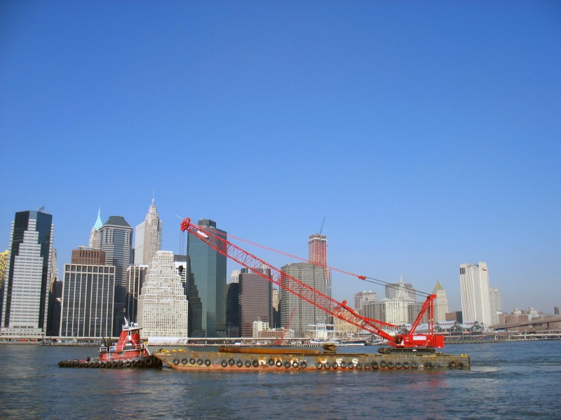 Barge, East River