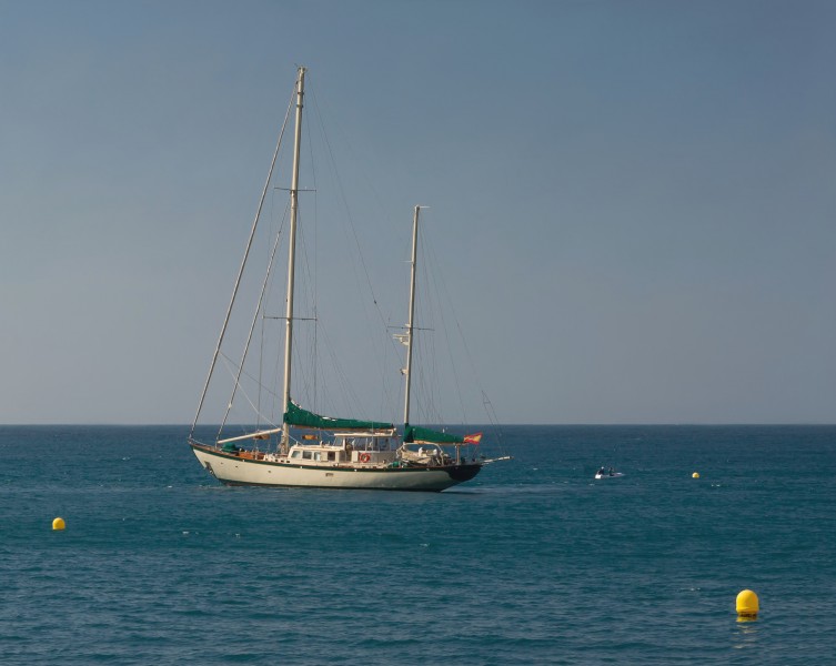 Boat Calahonda Andalusia summer 2012 Spain