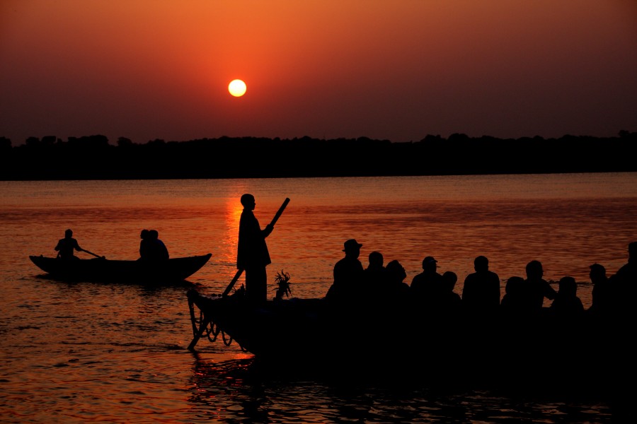 Boat ride at Sunrise, on the Ganges, Varanasi