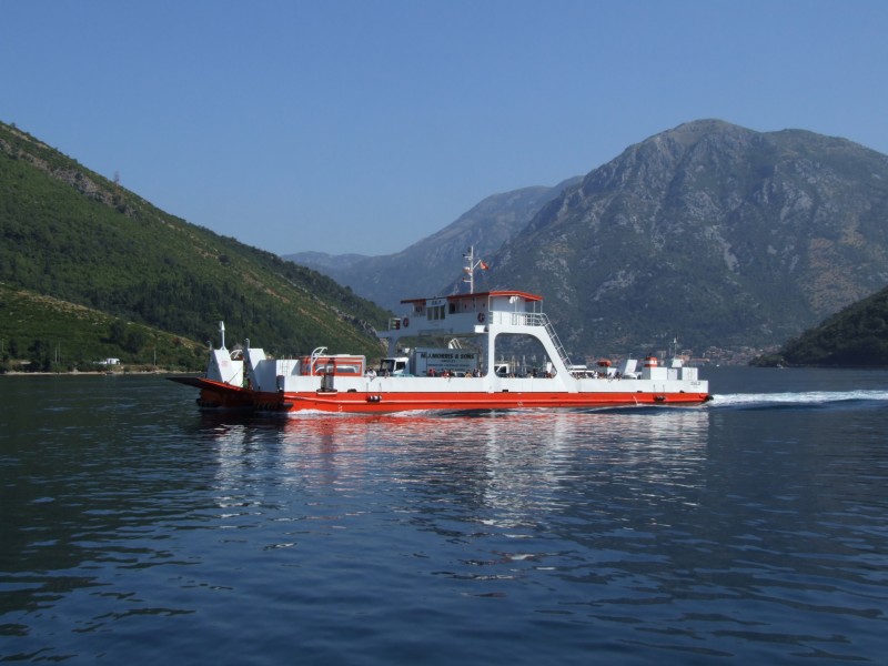 Boka Kotorska - ferry to Kamenari
