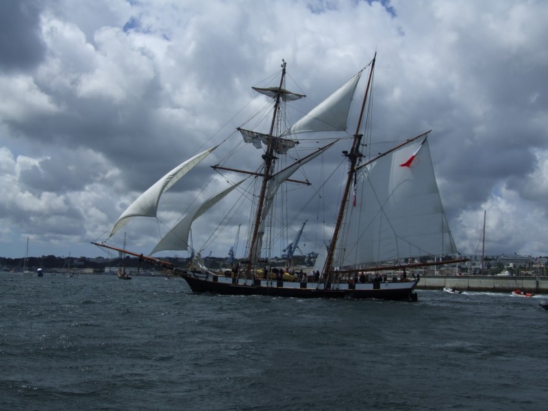 Brest2012-La Recouvrance en rade abri
