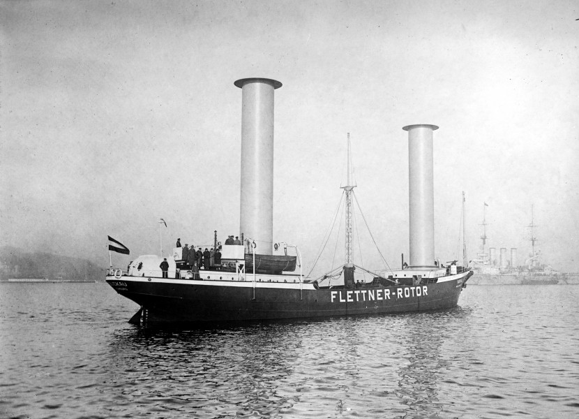 Buckau Flettner Rotor Ship LOC 37764u