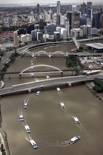CityCat and City Ferry flotilla returns to the river 14 February (5728364610)