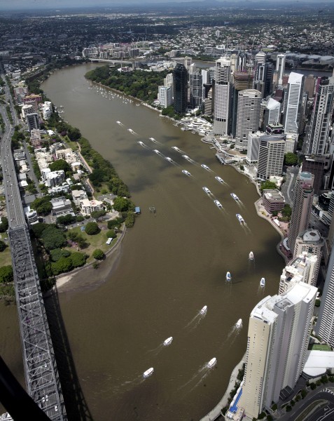 CityCat and City Ferry flotilla returns to the river 14 February (5728367178)