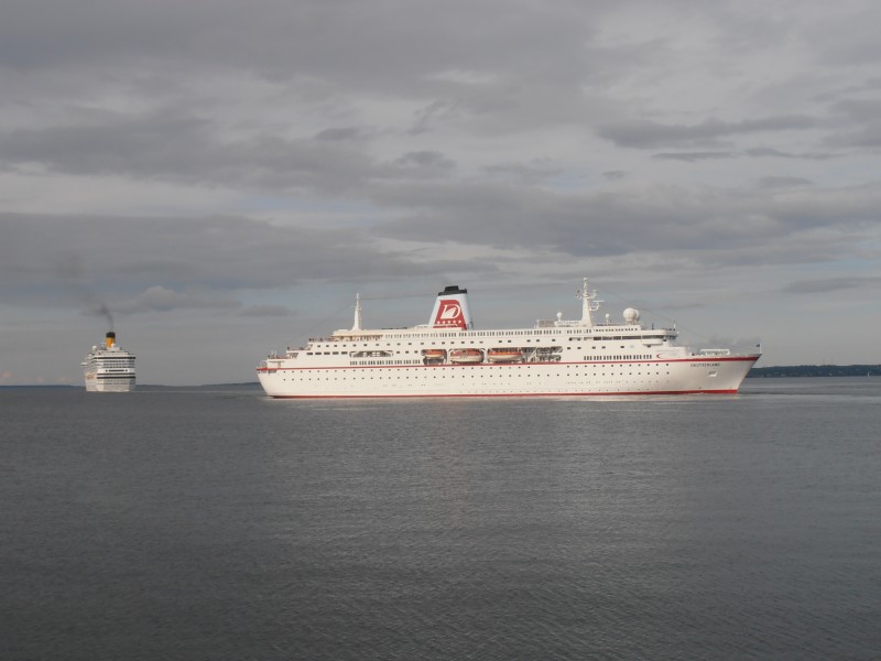 Costa Pacifica & Deutschland departing Tallinn 26 August 2012 17.00 Uhr