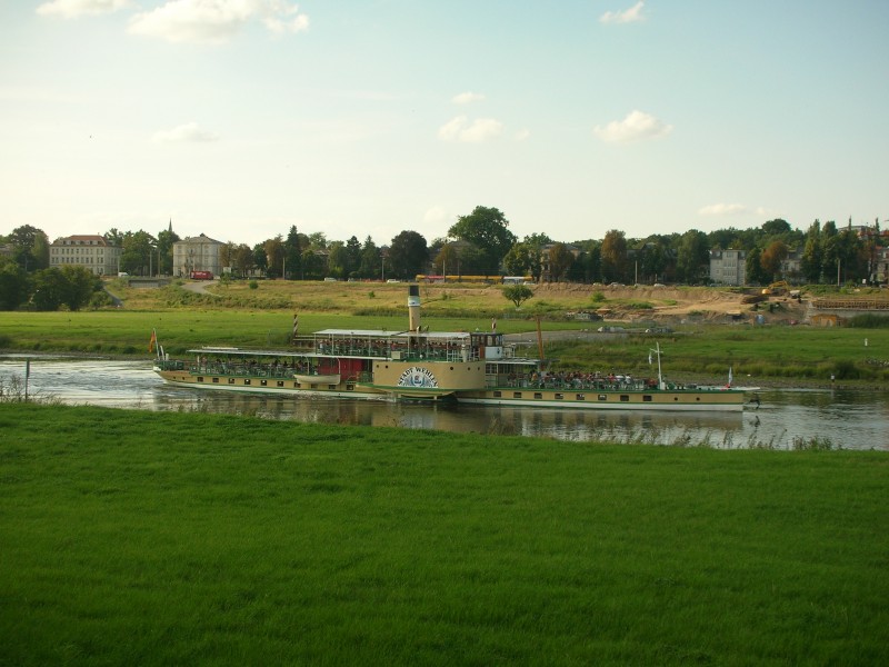 Dampfer Stadt Wehlen Waldschloesschenbruecke
