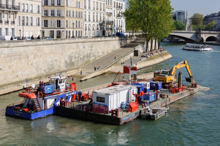 Dragage Seine Paris