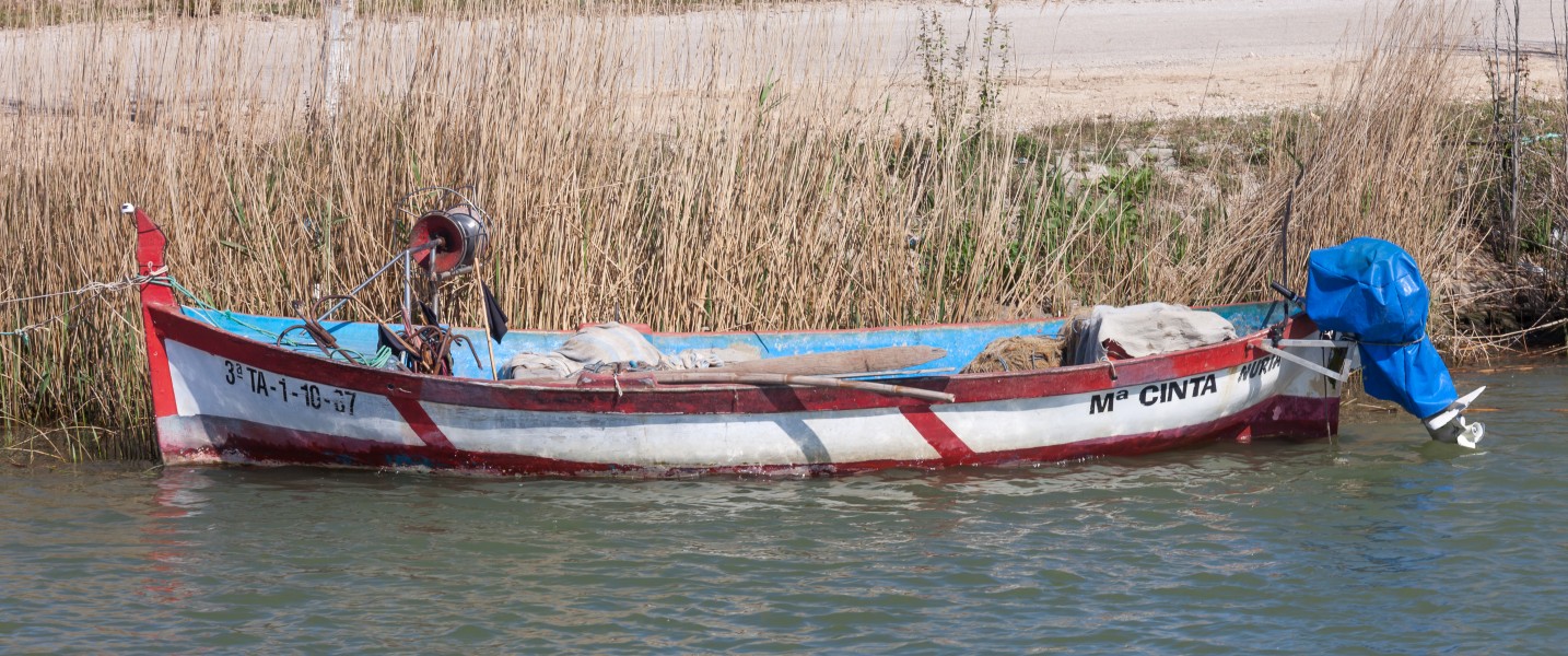 Embarcación en Deltebre. Delta do Ebro. Tarragona DE-07