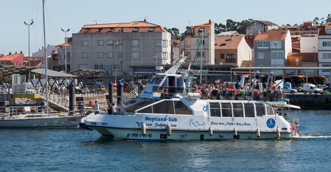 Embarcación para turistas. O Grove. Galiza