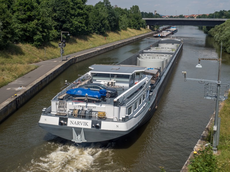 Flußschiff Narvik Schleuse Bamberg 1361