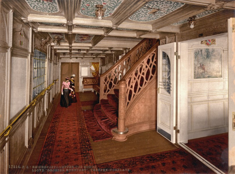 Forward passage of SS Grosser Kurfürst