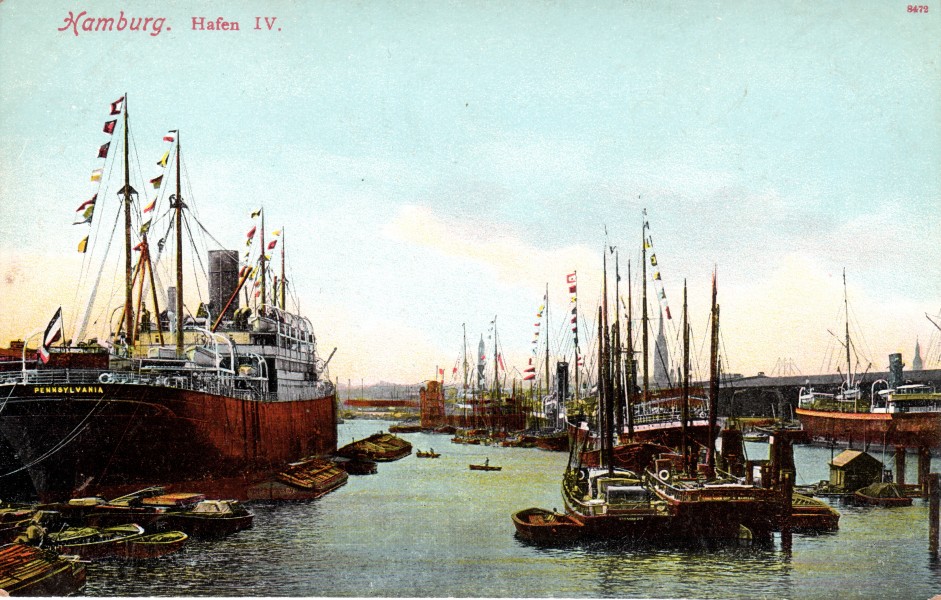 Hamburg Hafen-IV 1907