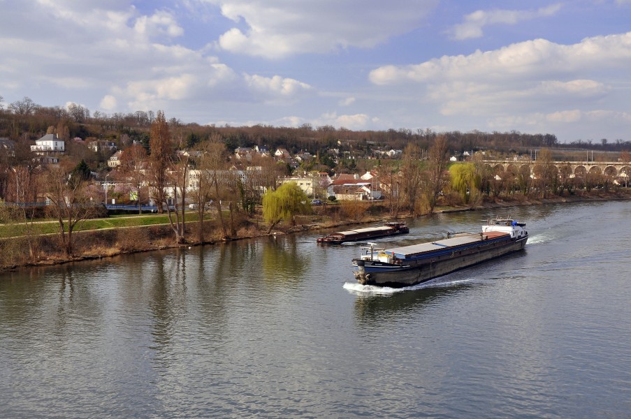 Le Pecq péniche sur Seine 003