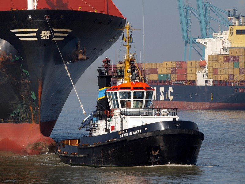 Lieven Gevaert IMO 9120140 at Antwerp, Belgium