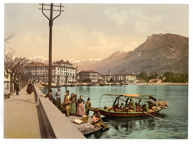 Lugano, on the quay, Tessin, Switzerland-LCCN2001703243