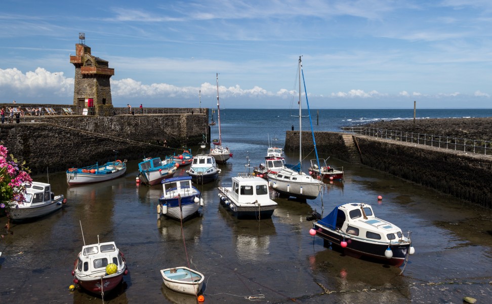 Lynmouth (Devon, UK), Harbour -- 2013 -- 2