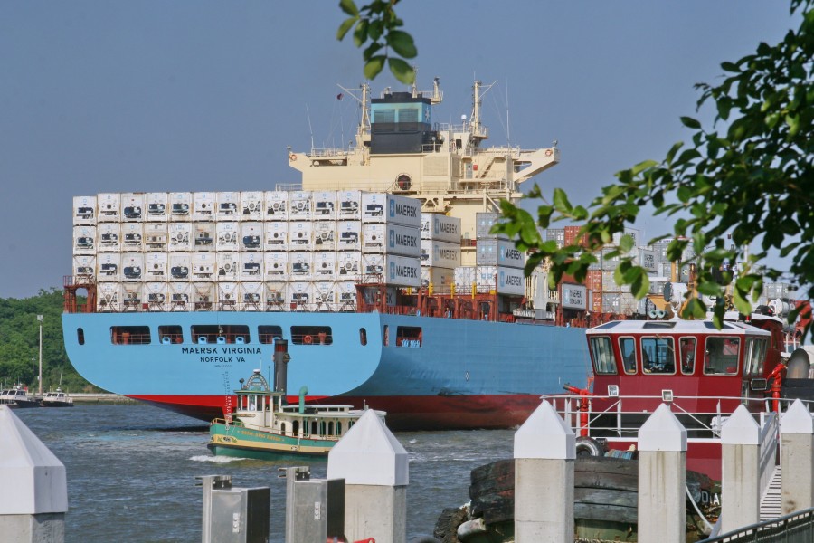 Maersk Virginia at Savannah - IMO 9235531 (4687424290)