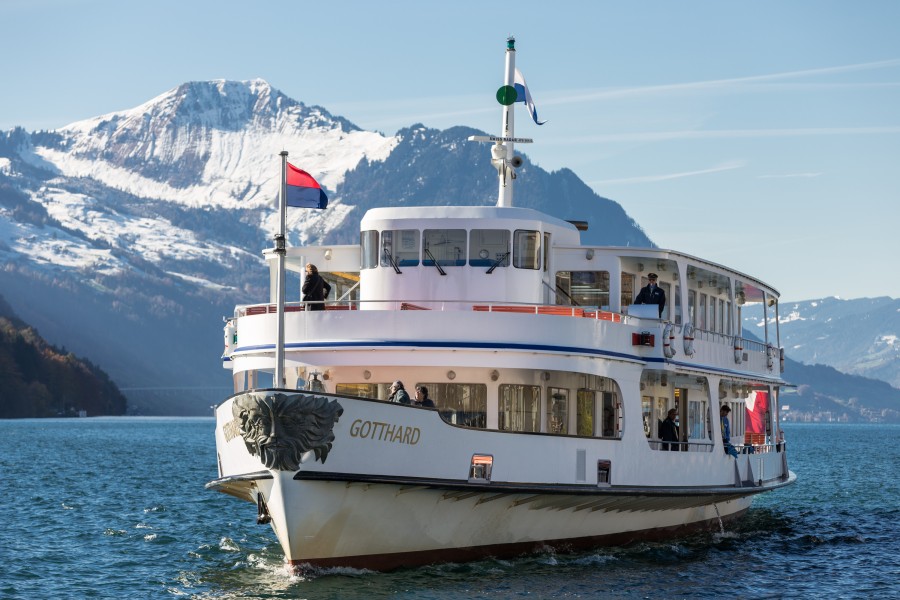 MS Gotthard vor Brunnen SZ