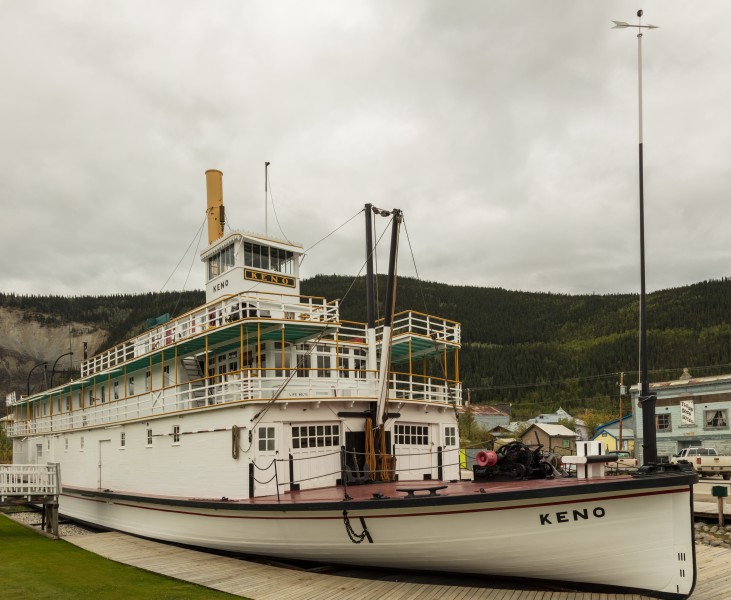 Navío histórico Keno, Dawson City, Yukón, Canadá, 2017-08-27, DD 59