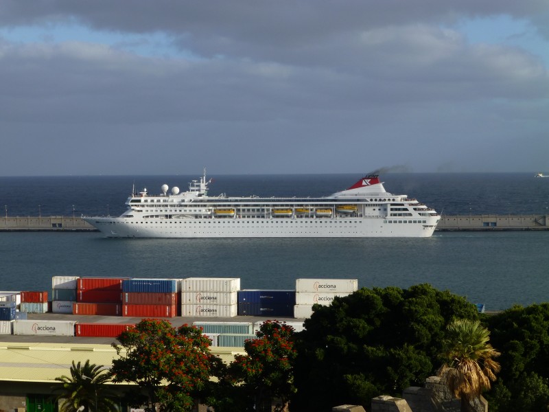 Puerto de Santa Cruz de Tenerife, España, crucero BRAEMAR