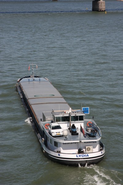 Riverboat-backside on Rhine in Cologne, Germany PNr°0156
