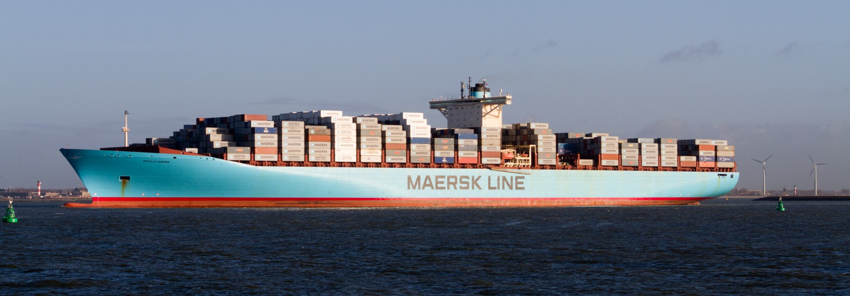 Rotterdam-Europoort - Estelle Maersk CC-BY-SA