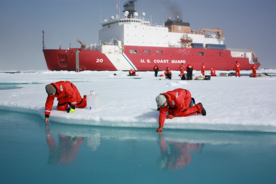 Sampling Melt Ponds (5932043626)