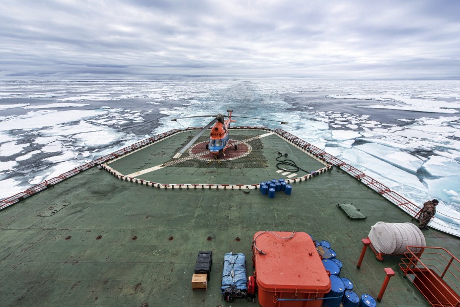 Sea Ice and Icebreaker, 50 Years of Victory (19432763418)