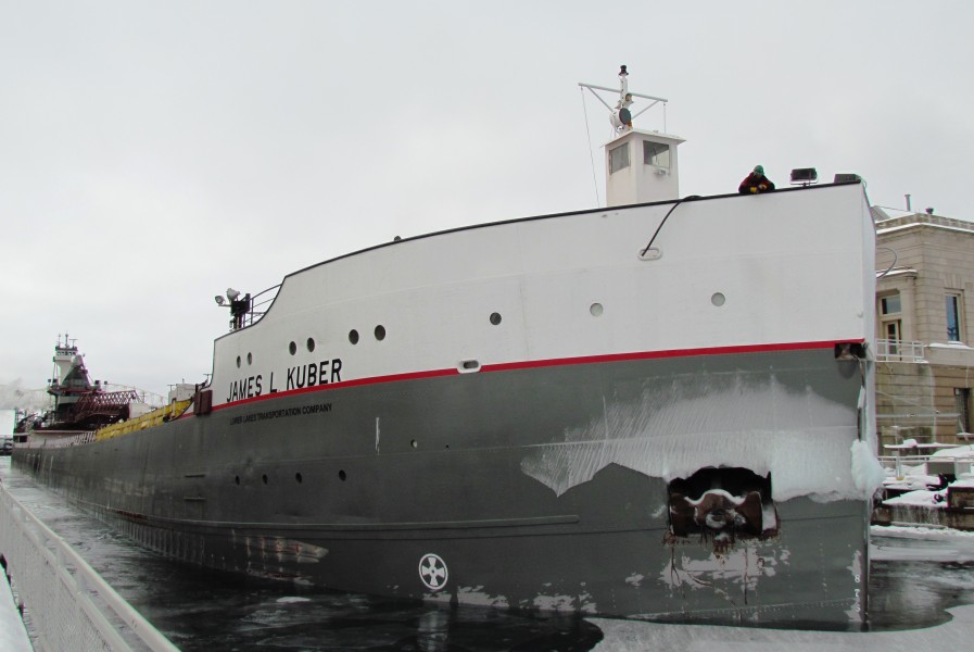Season's last load of iron ore