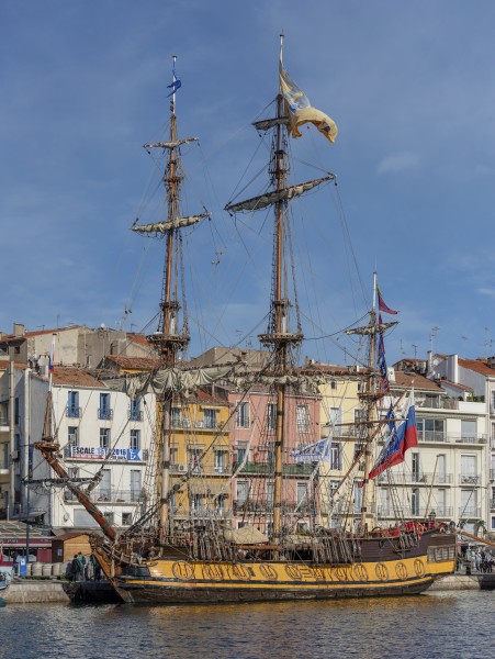 Shtandart (ship, 1999), Sète cf02