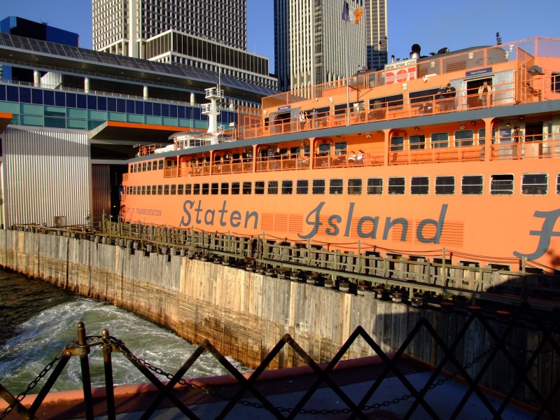 SI Ferry Docking Manhattan