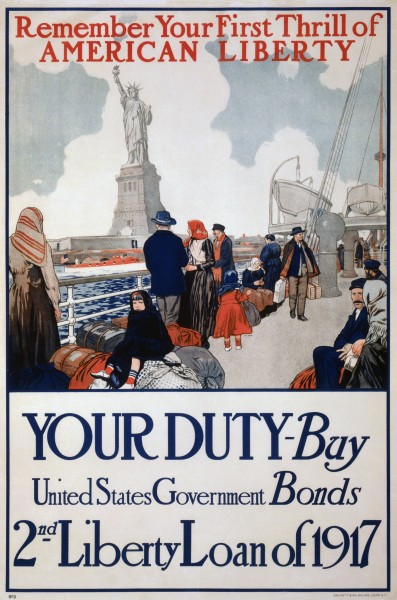 Statue of Liberty 1917 poster