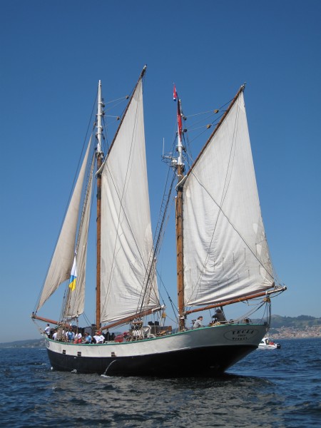 Tall Ships Atlantic Challenge, Tecla, Vigo