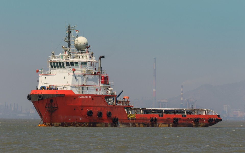 Thane Creek and Elephanta Island 03-2016 - img05a Ships on Thane Creek