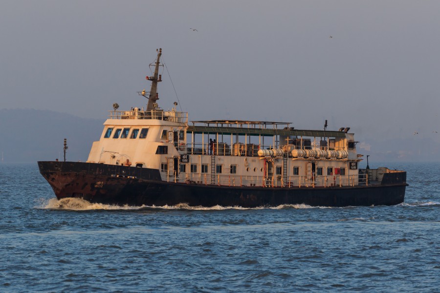 Thane Creek and Elephanta Island 03-2016 - img33 Ships on Thane Creek