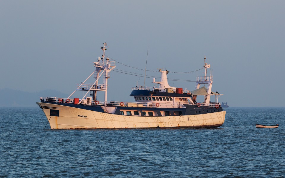 Thane Creek and Elephanta Island 03-2016 - img35 Ships on Thane Creek
