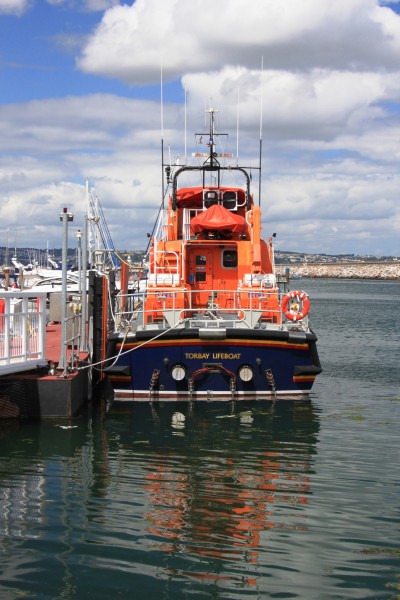 Torbay Lifeboat 17-28 Alec and Christina Dykes viewed from stern