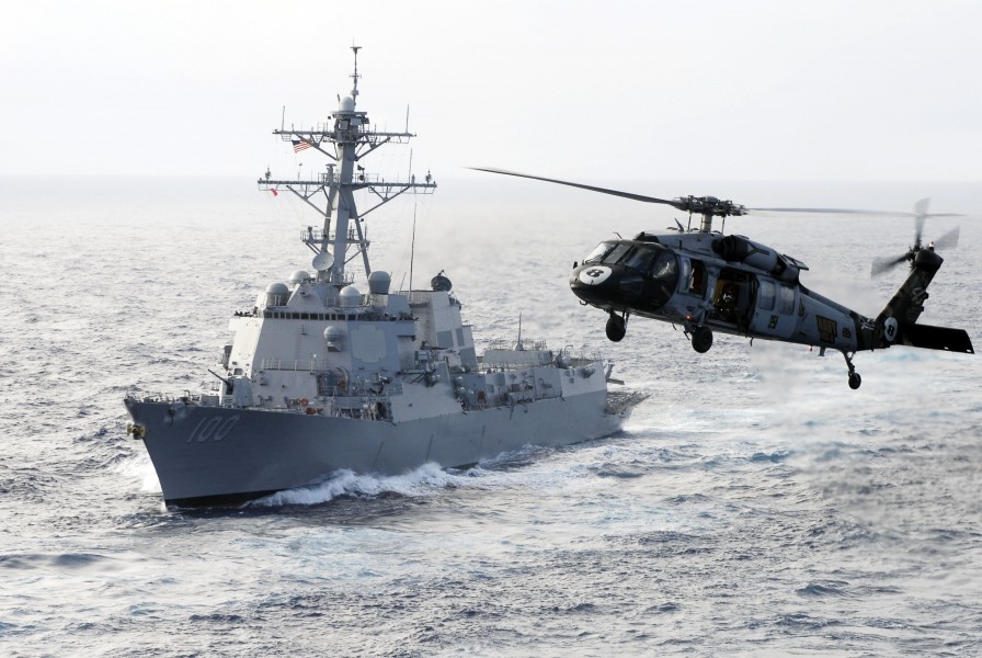 US Navy 090206-N-8157C-013 An MH-60S Sea Hawk from the 
